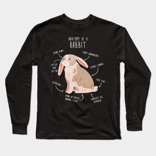 Rabbit Anatomy Long Sleeve T-Shirt